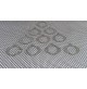 4064079 STOCK 10 PZ GUARNIZIONE RIPARO CARBURATORE PER FIAT 600 D / E - 600 M...