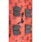 60719983 KIT 5 PZ SERIE PASTIGLIE FRENI ANTERIORI PER ALFA ROMEO 75 - RZ -SZ ...