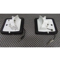 7700628690 COPPIA BASE SUPPORTO PORTA LAMPADA FANALE LUCE TARGA DX PER RENAUL...