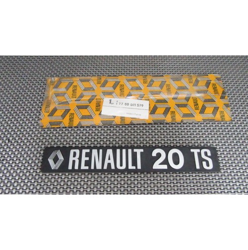 7700641579 STEMMA EMBLEMA LOGO PER RENAULT 20 TS