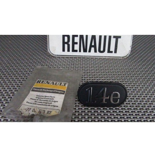 7700823977 FREGIO LOGO SIGLA LATERALE PER RENAULT CLIO 1.4