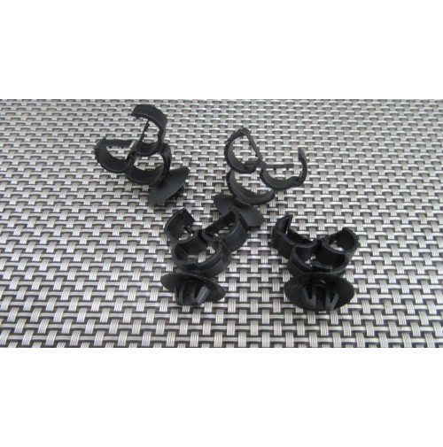 7701422217 4PZ CLIP FERMO PASSACAVI PER RENAULT 19 - CHAMADE - R21 - ESPACE -...