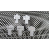 7701422217 KIT 5 PZ CLIP PASSACAVI BIANCO PER RENAULT 19 - CHAMADE - R21 - ES...