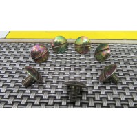 7703008028 KIT 7 PZ VITE TESTA PIATTA MM 5X10 APPLICAZIONI VARIE PER RENAULT ...