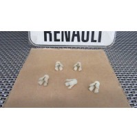 7703081161 5 CLIP MOLLETTE PRESA ARIA PER RENAULT CLIO -TWINGO - SAFRANE - ES...
