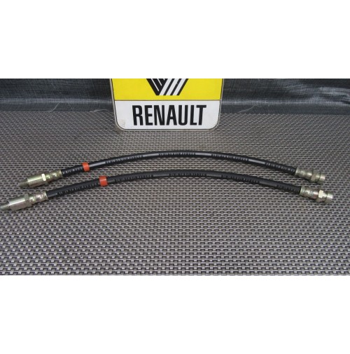 7704001925 COPPIA TUBO FRENO ANTERIORE BILATERALE PER RENAULT R 4 - R 5 - SUP...