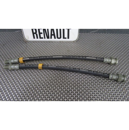 7704001939 COPPIA TUBO FRENO ANTERIORE BILATERALE PER RENAULT 18 - FUEGO - ES...