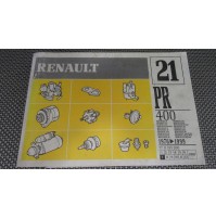 7711195200 CATALOGO RENAULT PR 400 - 21 DAL 1976 AL 1999 PER RENAULT ALPINE -...