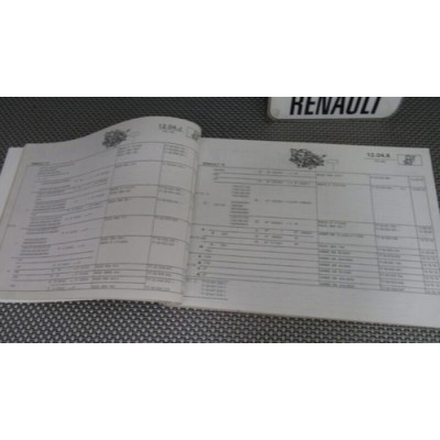 7711195200 CATALOGO RENAULT PR 400 - 21 DAL 1976 AL 1999 PER RENAULT ALPINE -...-0