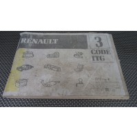 7711195720 CATALOGO RENAULT CODE ITG 3 DAL 1996 AL 10/ 1997 VARI MODELLI