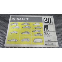 7711293695 CATALOGO MANUALI RENAULT 4 - 5 - 6 - 9 -11 - 12 - 14 - 16 - 18 - 2...