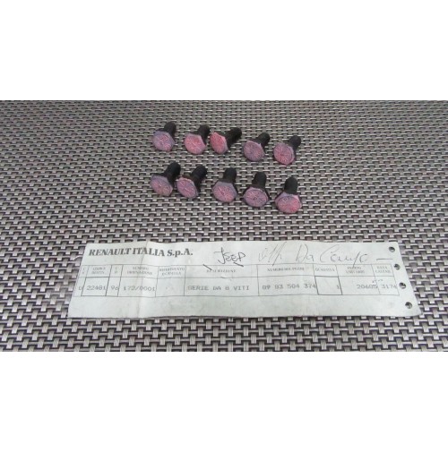 8983504374 KIT 10 VITI BULLONI PER RENAULT CHEROKEE JEEP