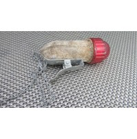 A-2050-P LAMPADA VINTAGE LUCE ROSSA MILITARE U.S.A. A BATTERIA DA COLLEZIONE