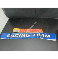 ADESIVO FASCIA PARASOLE SCRITTA RACING TEAM APPLICAZIONI VARIE AUTO D'EPOCA