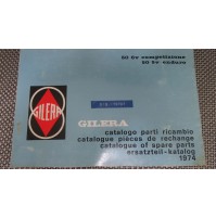 CATALOGO PARTI DI RICAMBIO PER GILERA 50 6V COMPETIZIONE - 5V ENDURO EDIZIONE...