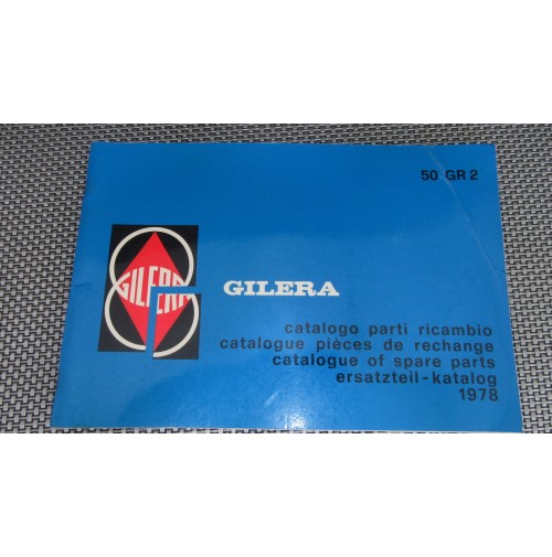 CATALOGO PARTI DI RICAMBIO PER GILERA 50 GR 2 DEL 1978