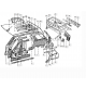 CERNIERA PORTELLONE POST RENAULT R21 NEVADA GLS DAL 1986 AL 1992 7700767776