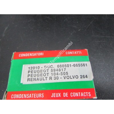 CONDENSATORE SPINTEROGENO PEUGEOT 104 - 505 - RENAULT R30 - VOLVO 264 - 12010-0