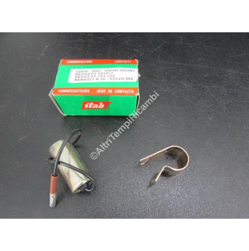 CONDENSATORE SPINTEROGENO PEUGEOT 104 - 505 - RENAULT R30 - VOLVO 264 - 12010