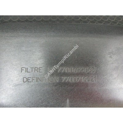 COPERCHIO SCATOLA FILTRO RENAULT EXPRESS - VOLVO 7700716621-6