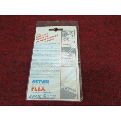 COPPIA AUTO ADESIVO PIASTRINA FLESSIBILE BRILLANTE MONDIALI 90 03.683 / A-4