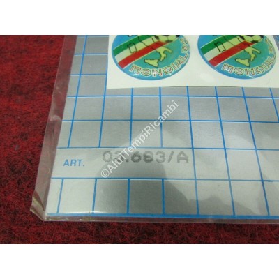 COPPIA AUTO ADESIVO PIASTRINA FLESSIBILE BRILLANTE MONDIALI 90 03.683 / A-3