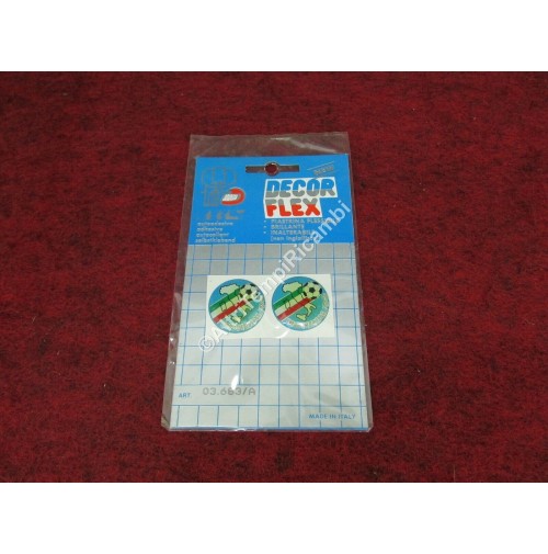 COPPIA AUTO ADESIVO PIASTRINA FLESSIBILE BRILLANTE MONDIALI 90 03.683 / A