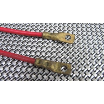 COPPIA CAVI ROSSI UNIVERSALI PER FIAT - LANCIA - AUTOBIANCHI MM 275X5-0