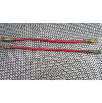 COPPIA CAVI ROSSI UNIVERSALI PER FIAT - LANCIA - AUTOBIANCHI MM 275X5