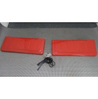 COPPIA CONVOGLIATORE ARIA COFANO MOTORE PER 126 ROSSO CORALLO