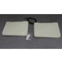 COPPIA CONVOGLIATORE ARIA COFANO MOTORE PER FIAT 500 D - F - L - R AVORIO DA ...