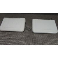 COPPIA CONVOGLIATORE ARIA COFANO MOTORE PER FIAT 500 D - F - L - R BIANCO