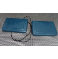 COPPIA CONVOGLIATORE ARIA COFANO MOTORE PER FIAT 500 D - F - L - R BLU