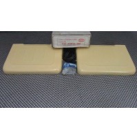 COPPIA CONVOGLIATORE ARIA COFANO MOTORE PER FIAT 500 D - F - L - R GIALLO TAHITI