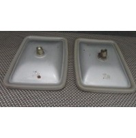 COPPIA COPPE SPECCHIO RETROVISORE ADATTABILE AUTOCARRI - FURGONI - CAMPER D'E...