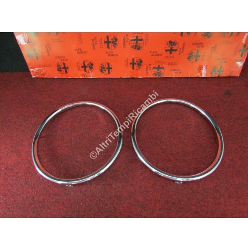 COPPIA CORNICE FARO CON 2 PIEDI DI FISSAGGIO ALFA ROMEO 1800 1160065101