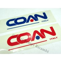 COPPIA DESIVI COAN ITALY AUTO D'EPOCA DECALS STICKERS AUFKLEBER DECORAZIONI