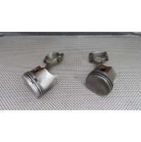 COPPIA DI PISTONI USATI COMPLETI DI FASCE E BIELLE PER FIAT 126 PERSONAL 650 ...