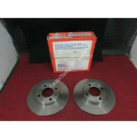 COPPIA DISCHI FRENO ANTERIORI AUDI 80 - 90 2.0 - COUPE - 1.9 / 2.0 -VOLKSWAGEN