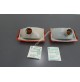 COPPIA FANALINI ANTERIORE RENAULT 9 INDICATOR TURN LIGHTS FRONT FAHRTRICHTUNGSAN