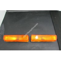 COPPIA FANALINI ANTERIORI FORD FIESTA MK1 321127 INDICATOR TURN LIGHTS FRONT FAH