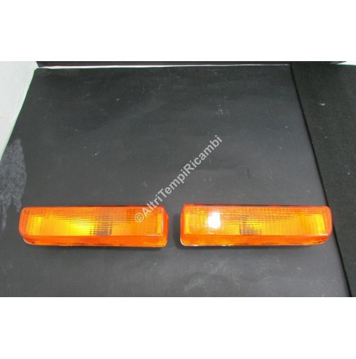 COPPIA FANALINI ANTERIORI FORD FIESTA MK1 321127 INDICATOR TURN LIGHTS FRONT FAH