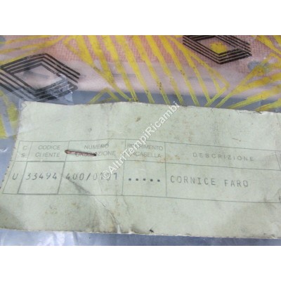 COPPIA GUARNIZIONE CORNICE FARO RENAULT 7700631094-7