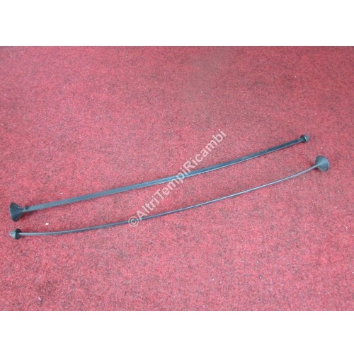 COPPIA LACCI SUPPORTO CAPPELLIERA IN PLASTICA RIGIDA FIAT - AUTOBIANCHI - LANCIA