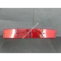 COPPIA LENTI FANALI POSTERIORE FIAT 132 2 TAIL LAMP LENS 2 BREMS SCHLUSSLEUCHTE