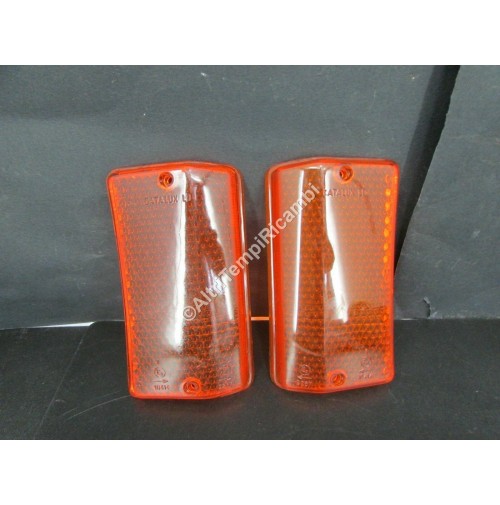 COPPIA LENTI FANALINI ANTERIORE FIAT 124 SPECIAL - SPECIAL T