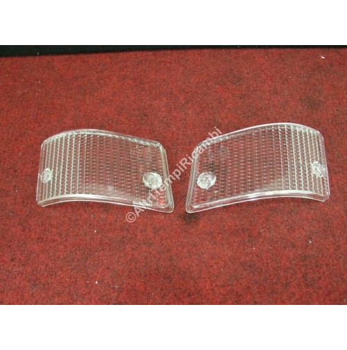 COPPIA LENTI FANALINI ANTERIORI BIANCO FOR FIAT 127 D 1° SERIE - 147 RUSTICA