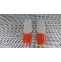 COPPIA LENTI FANALINI LATERALI FRECCIA DX SX APE AC4 AD1