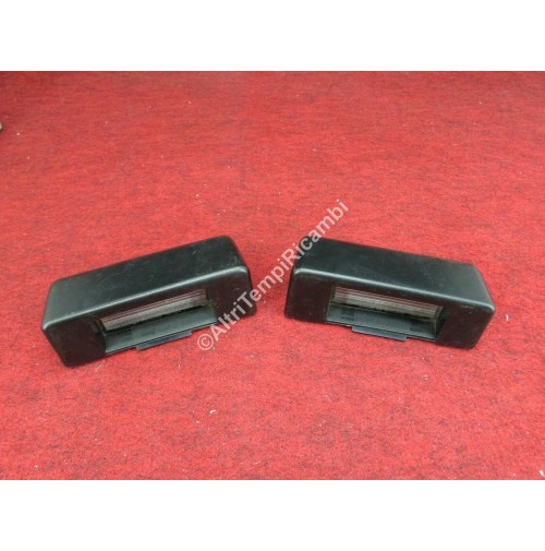 COPPIA LENTI FANALINI LUCE TARGA FIAT RITMO 3386606