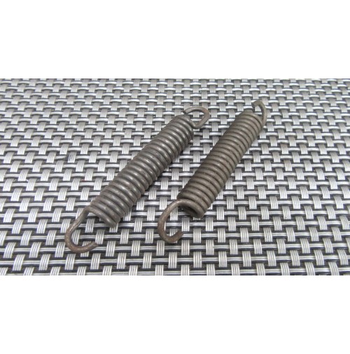 COPPIA MOLLA RITORNO GANASCE PER FIAT - AUTOBIANCHI - LANCIA - ALFA ROMEO - F...